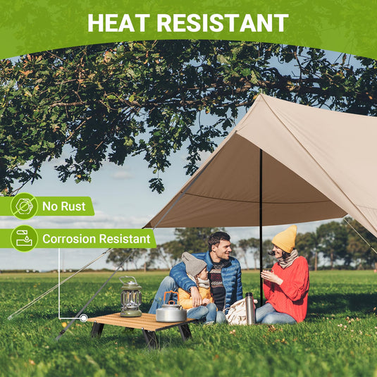 ATEPA Mini Alunium Table Heat Resistant