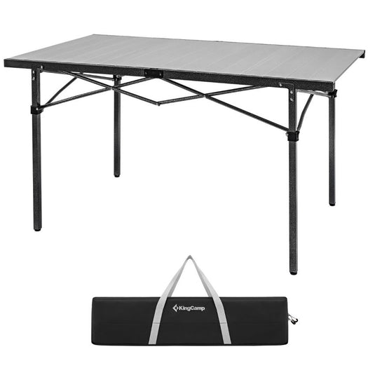 KingCamp Aluminum Roll Up Large Camp Table