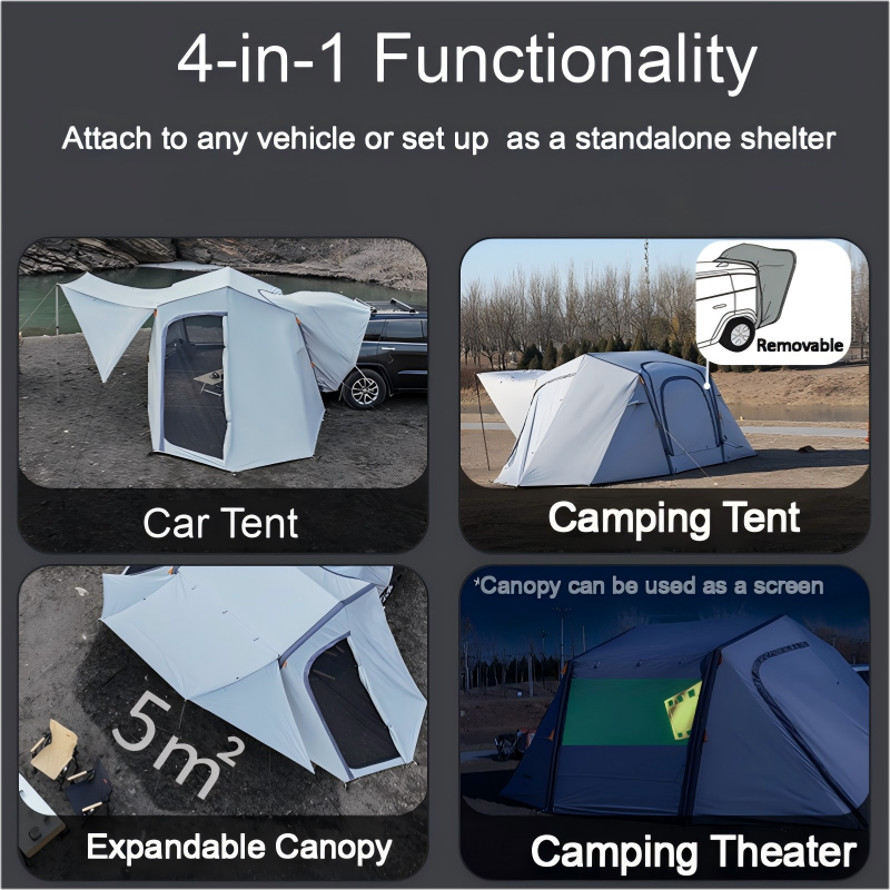 Load image into Gallery viewer, KingCamp BOUNDLESS AIR2 Inflatable Car Tent
