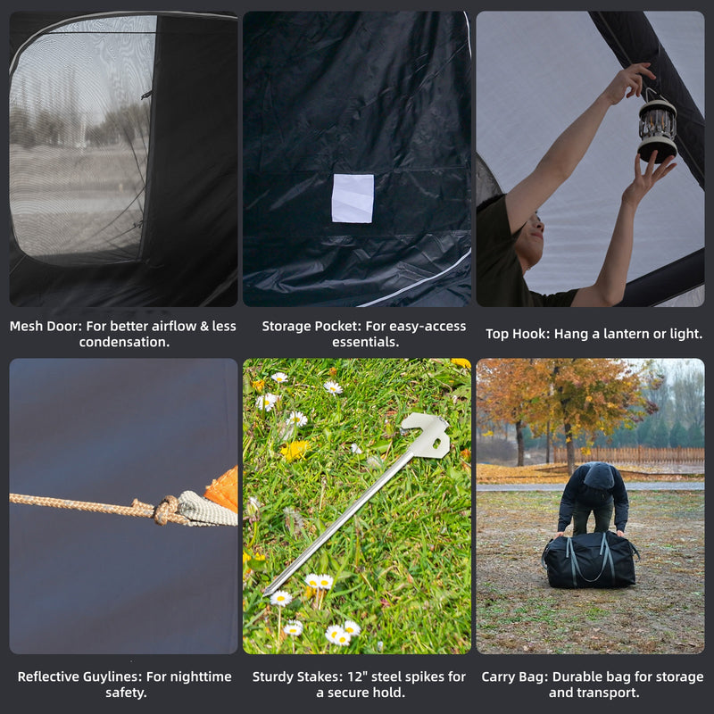 Load image into Gallery viewer, KingCamp BOUNDLESS AIR2 Inflatable Car Tent
