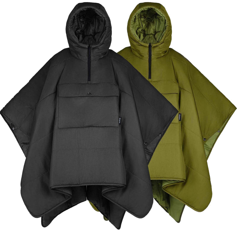 Load image into Gallery viewer, KingCamp Camping Wearable Blanket Poncho
