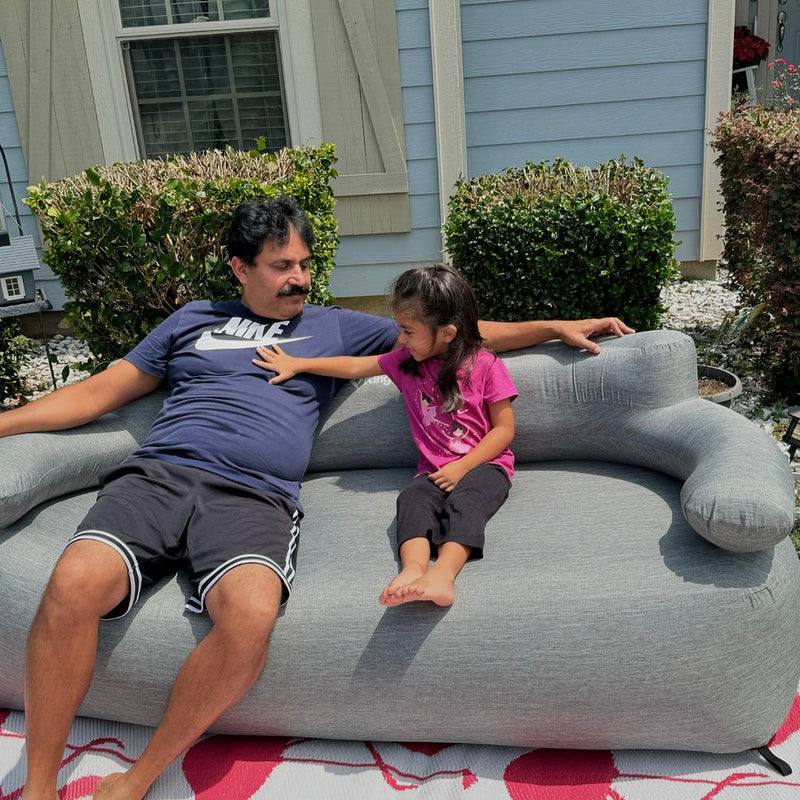 Load image into Gallery viewer, KingCamp Double Inflatable Sofa with Foot Pump
