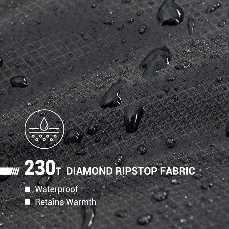 Load image into Gallery viewer, KingCamp FREESPACE 250 3-Season Plus Size Flannel Sleeping Bag Waterproof and Retains Warmth
