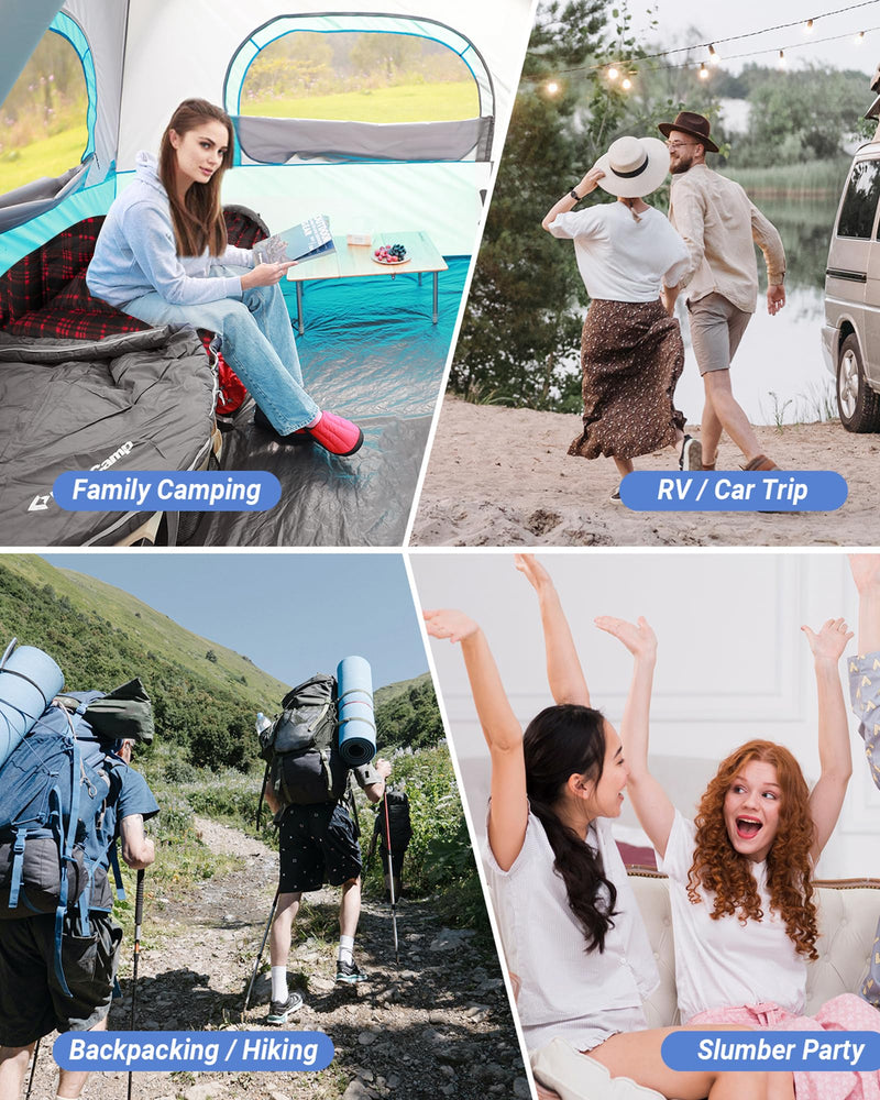 Load image into Gallery viewer, KingCamp FREESPACE 250 3-Season Plus Size Flannel Sleeping Bag
