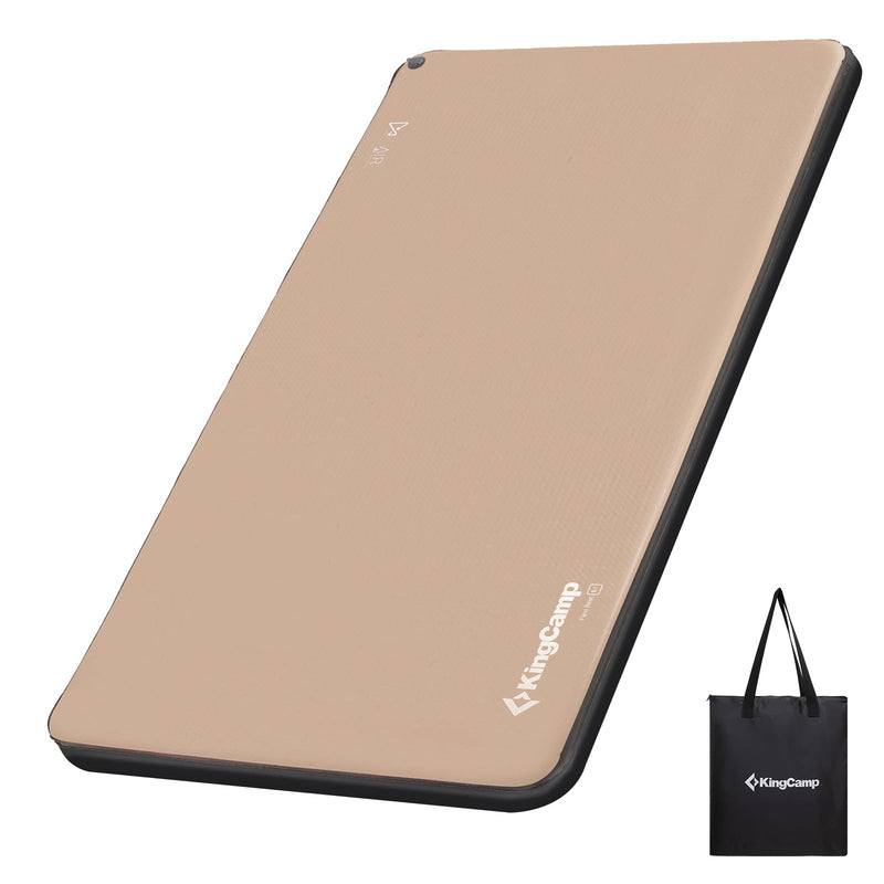 Load image into Gallery viewer, KingCamp FlexiRest 5.0 Plus Extra-Wide Inflatable Sleeping Pad - PVC-Free, Ultra-Lightweight Camping Mattress for Maximum Comfort, Glamping, Backpacking &amp; Travel
