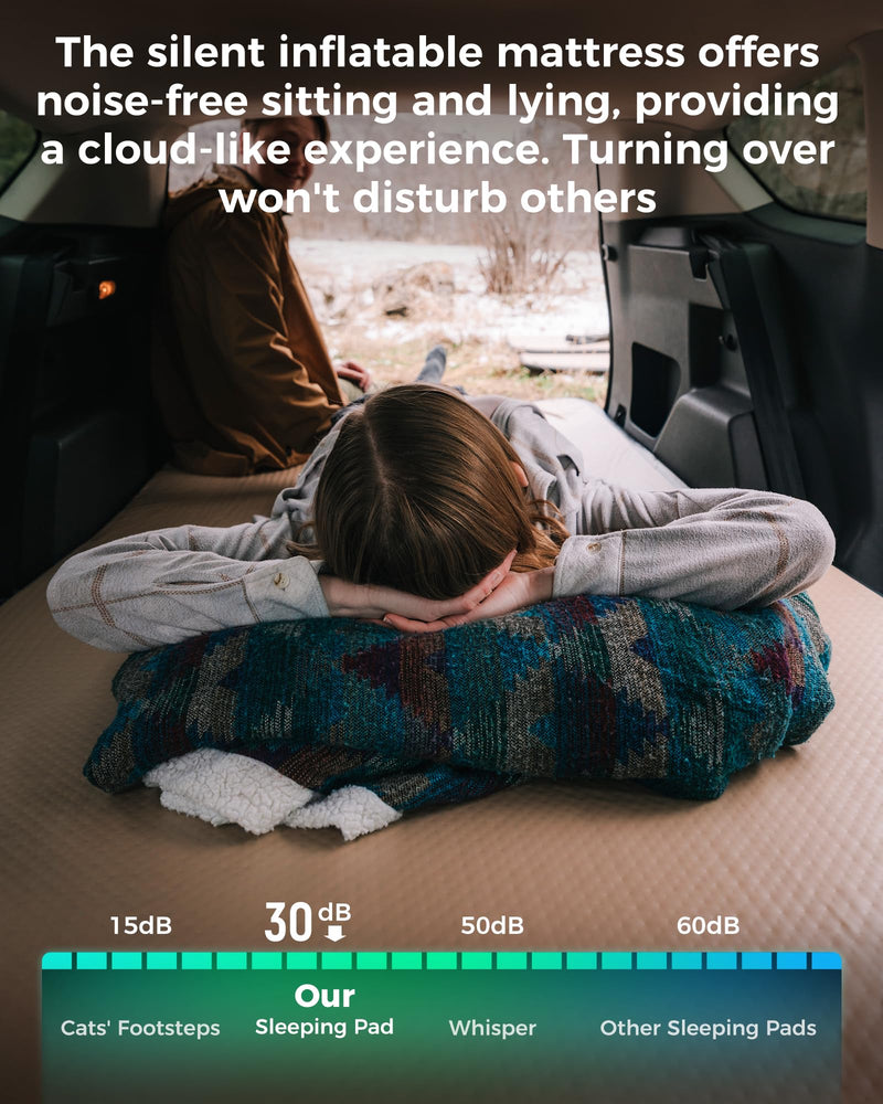 Load image into Gallery viewer, KingCamp FlexiRest 5.0 Plus Extra-Wide Inflatable Sleeping Pad - PVC-Free, Ultra-Lightweight Camping Mattress for Maximum Comfort, Glamping, Backpacking &amp; Travel
