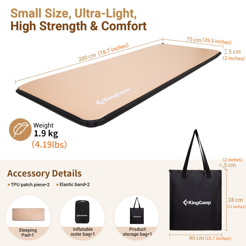 Load image into Gallery viewer, KingCamp Flexi Rest 5.0 Air Sleeping Pad

