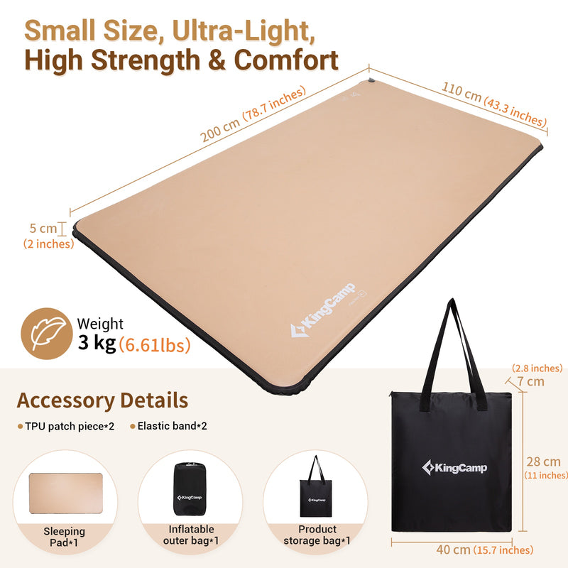 Load image into Gallery viewer, KingCamp Flexi Rest 5.0 Air Sleeping Pad
