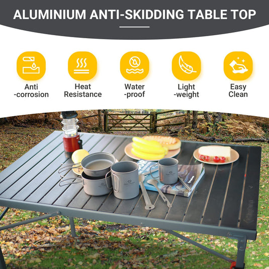KingCamp Folding Outdoor Table Lightweight Aluminum Alloy Table