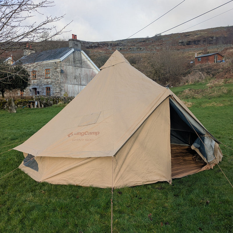 Load image into Gallery viewer, KingCamp KHAN 500 4 Season Camping Hot Tent
