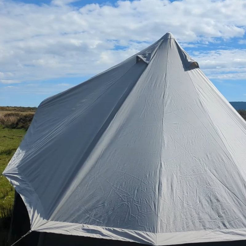 Load image into Gallery viewer, KingCamp KHAN LIGHT 400 Canvas Bell Tent For 4-6 Person
