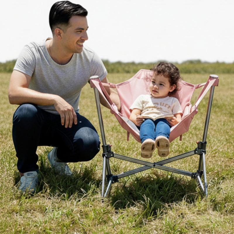 Load image into Gallery viewer, KingCamp Kids Hammock Chair with Stand – Adjustable Folding Chair for Outdoor &amp; Indoor Use
