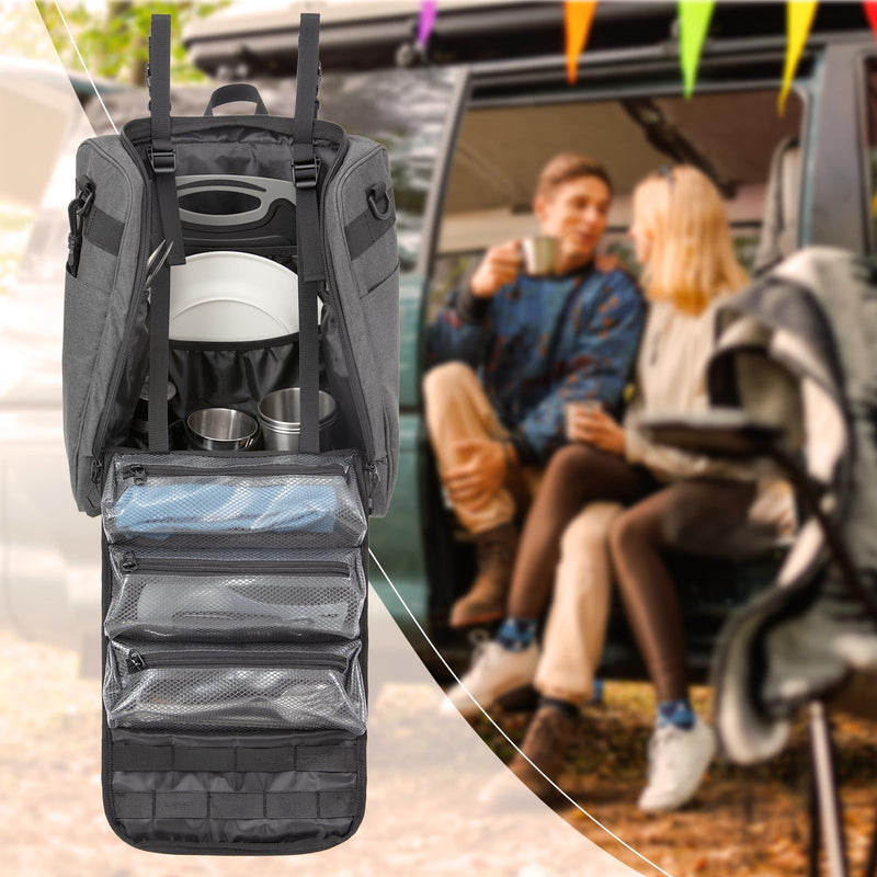 Load image into Gallery viewer, KingCamp Picnic Backpack Tactical Kitchen Storage Bag - 17Liters_04

