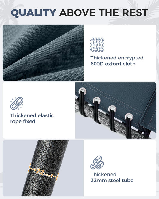 KingCamp Quality Backpack Chaise Lounge