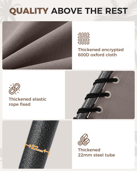 KingCamp Quality Backpack Chaise Lounge