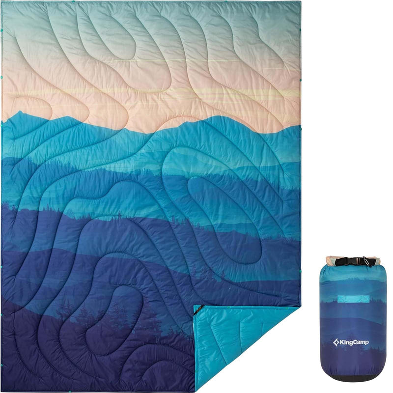 Load image into Gallery viewer, KingCamp SMART 150 XL Ultralight Camping Blanket – Packable, Wearable &amp; Water-Repellent for Outdoor &amp; Stadium Use
