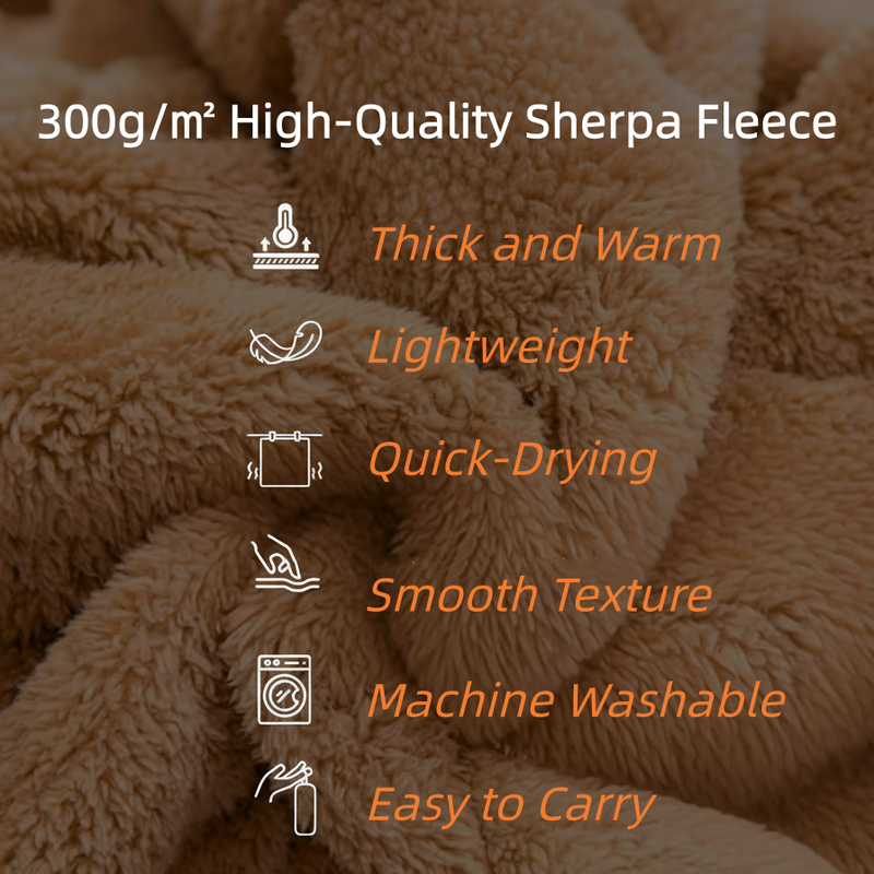 Load image into Gallery viewer, KingCamp Sherpa Sleeping Bag Blanket 2-in-1 for Camping, Car &amp; Home Lightweight &amp; Packable
