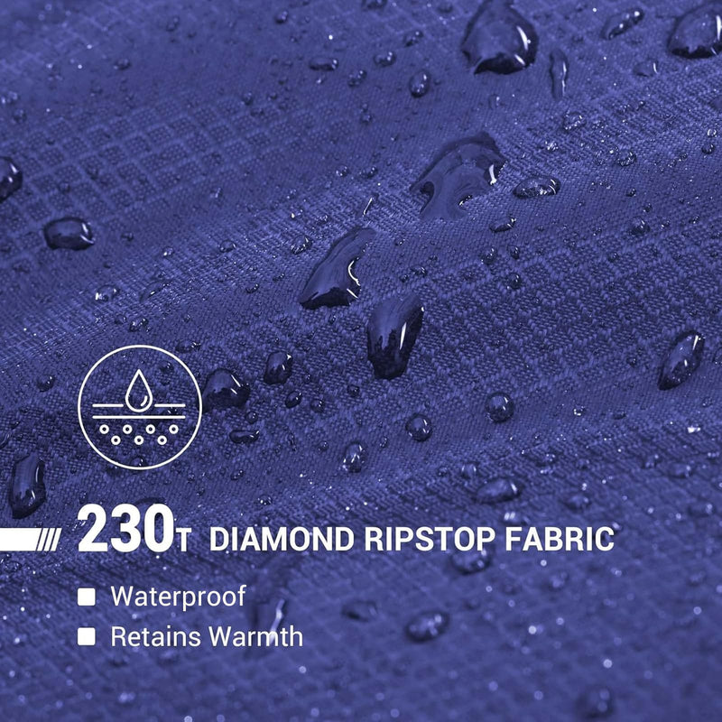 Load image into Gallery viewer, KingCamp Sleeping Bag for Adults, Cold Weather &amp; Warm Extra Wide Big &amp; Tall XL Portable Waterproof Flannel Sleeping Bags
