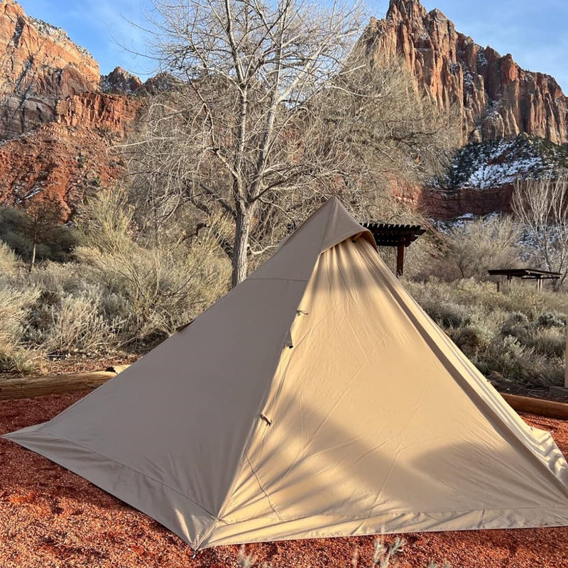 Load image into Gallery viewer, KingCamp TURINO Canvas Teepee Hot Tent with Stove Jack
