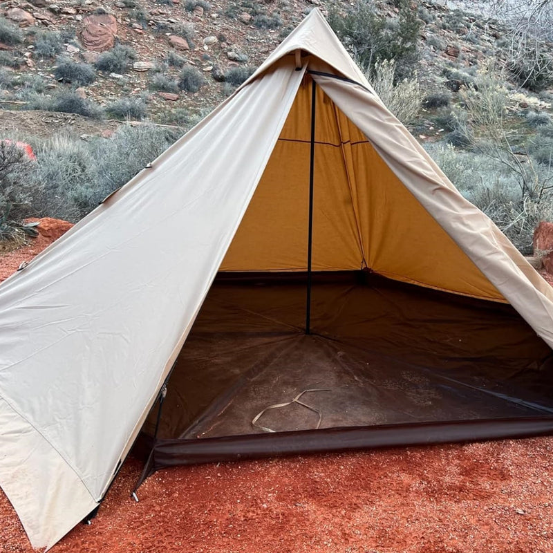 Load image into Gallery viewer, KingCamp TURINO Canvas Teepee Hot Tent with Stove Jack
