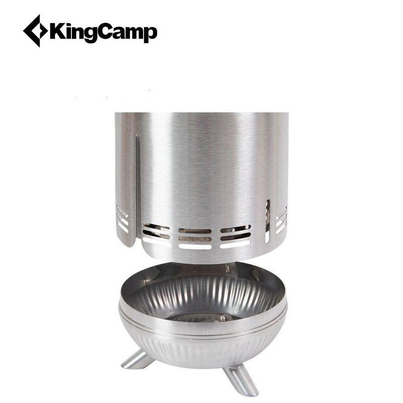 Load image into Gallery viewer, KingCamp Tornado Tabletop Fire Pit with Stand
