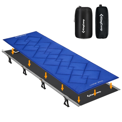 KingCamp Ultralight Folding Camping Cots with Mattress Pad