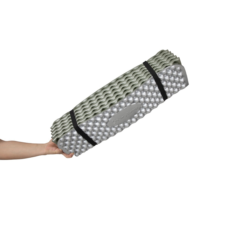 Load image into Gallery viewer, KingCamp Ultralight IXPE Foam Sleeping Pad Green Comfort Backpacking Moisture-Proof
