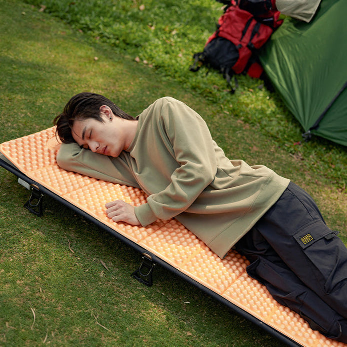 Load image into Gallery viewer, KingCamp Ultralight IXPE Foam Sleeping Pad Orange Comfort Backpacking Moisture-Proof
