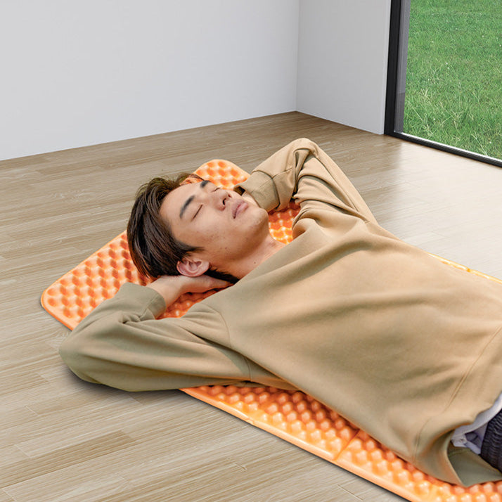 Load image into Gallery viewer, KingCamp Ultralight IXPE Foam Sleeping Pad Orange Comfort Backpacking Moisture-Proof

