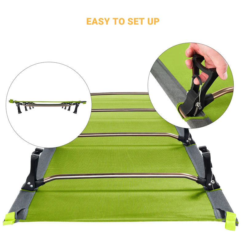 Load image into Gallery viewer, KingCamp Oversized Folding Camping Cots Ultralight Sleeping Cots
