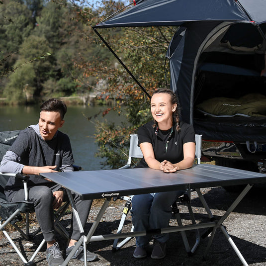 KingCamp Aluminum Roll Up Table