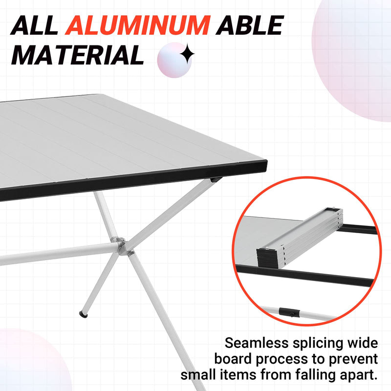 Load image into Gallery viewer, KingCamp Aluminum Roll Up Table
