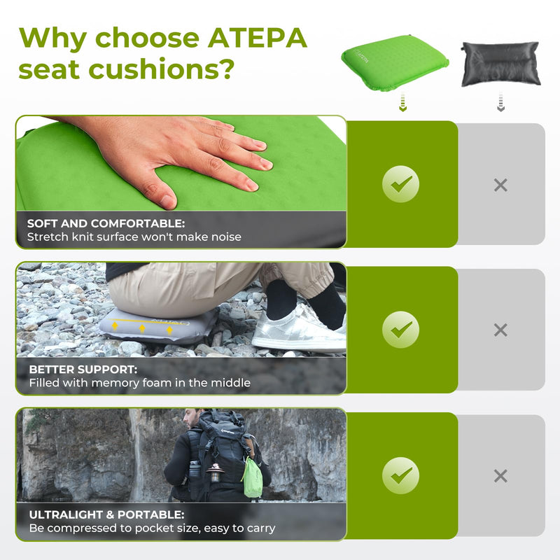 Load image into Gallery viewer, ATEPA BUBBLE 5.0 Trail Seat Inflatable Seat Cushion Globalshelf
