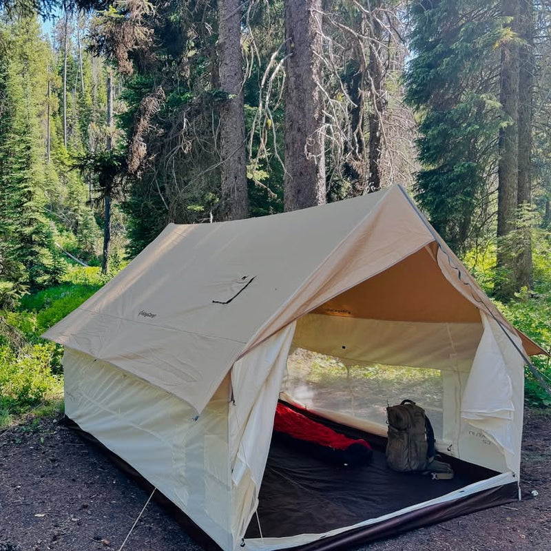 Load image into Gallery viewer, KingCamp MOUNTAIN IN C2 Canvas Cabin Tent with Stove Jack 8&#39; x 11&#39;
