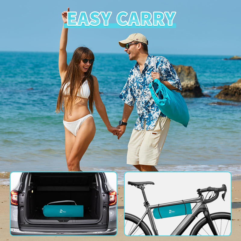 Load image into Gallery viewer, WEJOY Legless Lounger Chair - Ultra Lightweight Beach Mat with Back Support
