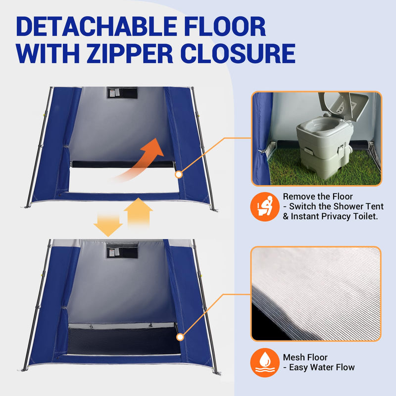 Load image into Gallery viewer, KingCamp MARASUSA Q Portable Instant Pop Up 1-Room Privacy Tent
