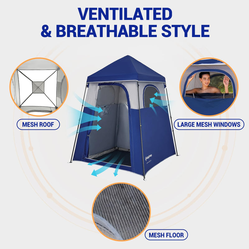 Load image into Gallery viewer, KingCamp MARASUSA Q Portable Instant Pop Up 1-Room Privacy Tent
