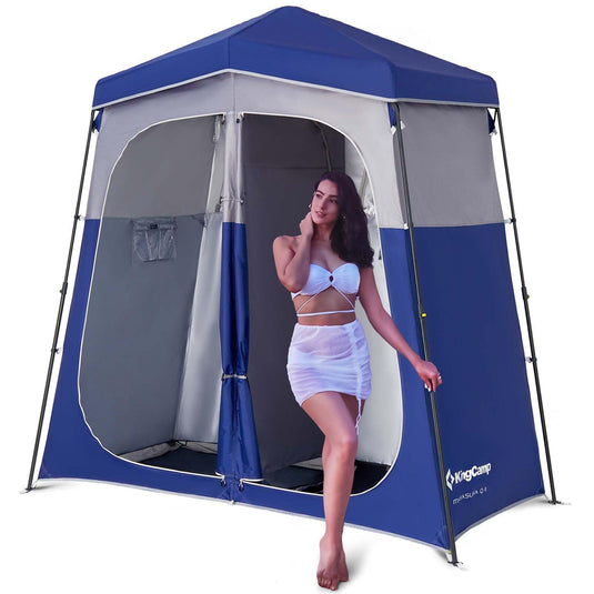 KingCamp MARASUSA Q Portable Instant Pop Up Privacy Shelter 2 Room