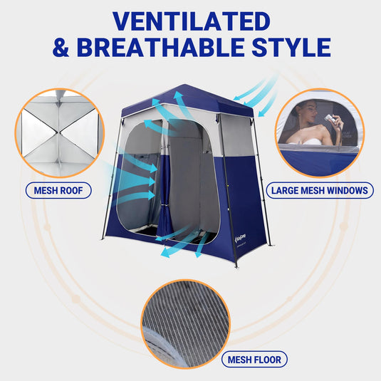 KingCamp Outdoor Shower Tents for Camping Portable Instant Pop Up Privacy Tent