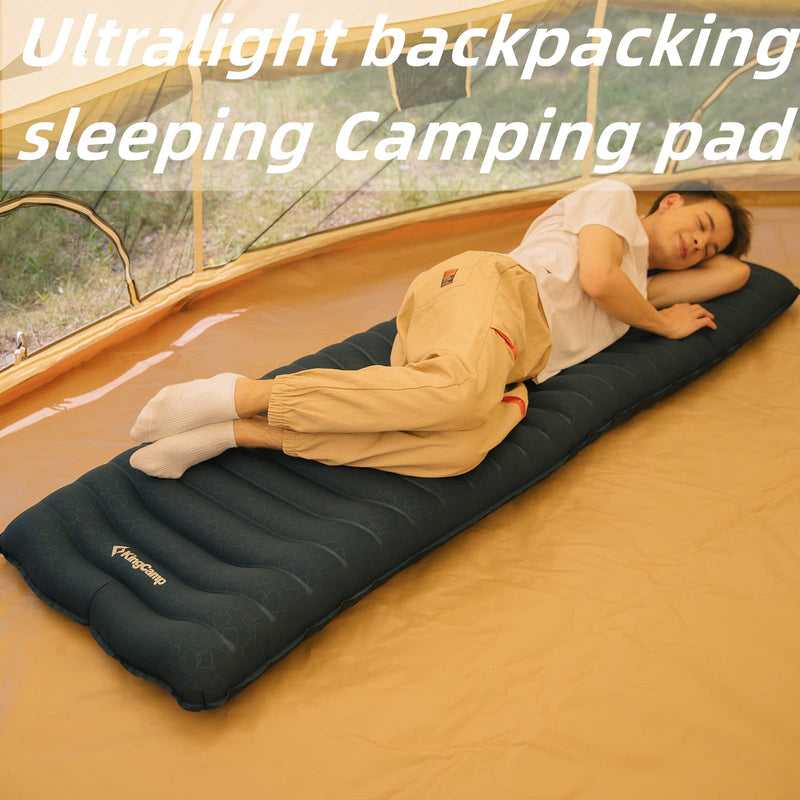Load image into Gallery viewer, KingCamp Ergonomic High-Low Inflatable Sleeping Pad

