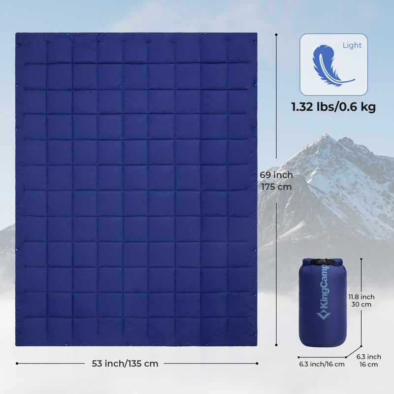 Load image into Gallery viewer, KingCamp Lightweight Camping Blanket Packable Blanket
