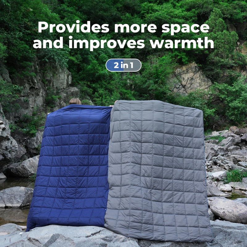 Load image into Gallery viewer, KingCamp Lightweight Camping Blanket Packable Blanket Water Repellent
