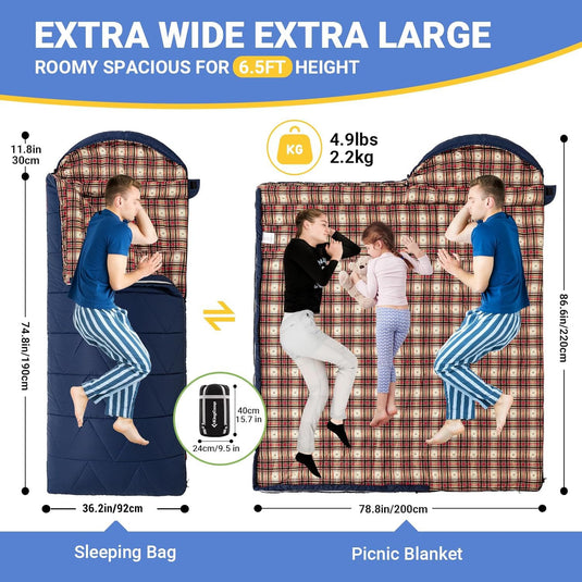 KingCamp SUPERIOR 300 Sleeping Bags