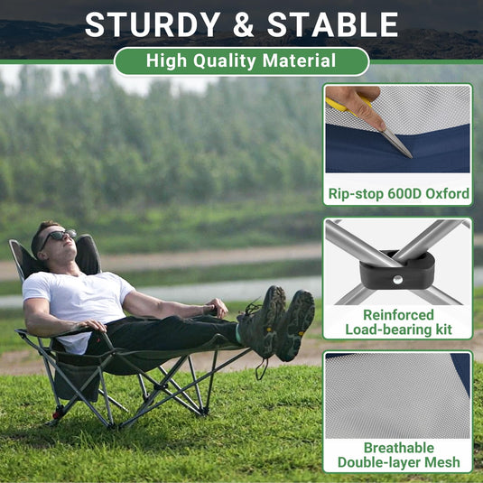 WEJOY FOLDING RECLINER CHA Folding Chair Sturdy and Stable