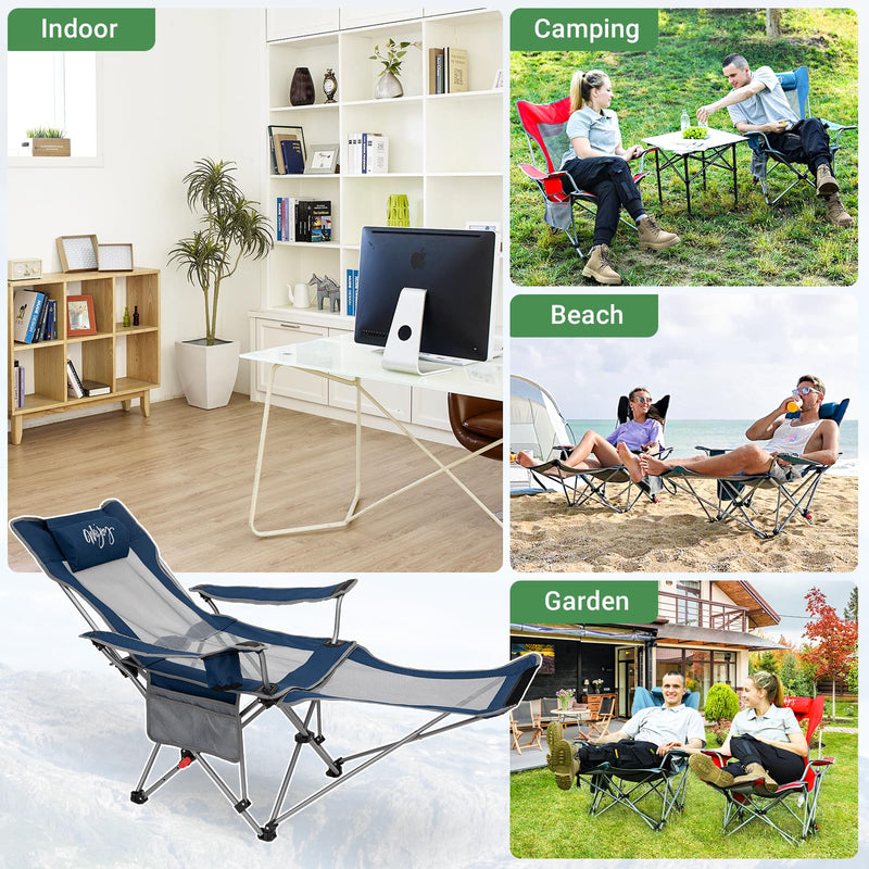 Load image into Gallery viewer, WEJOY FOLDING RECLINER CHA Folding Chair Sturdy and Stable
