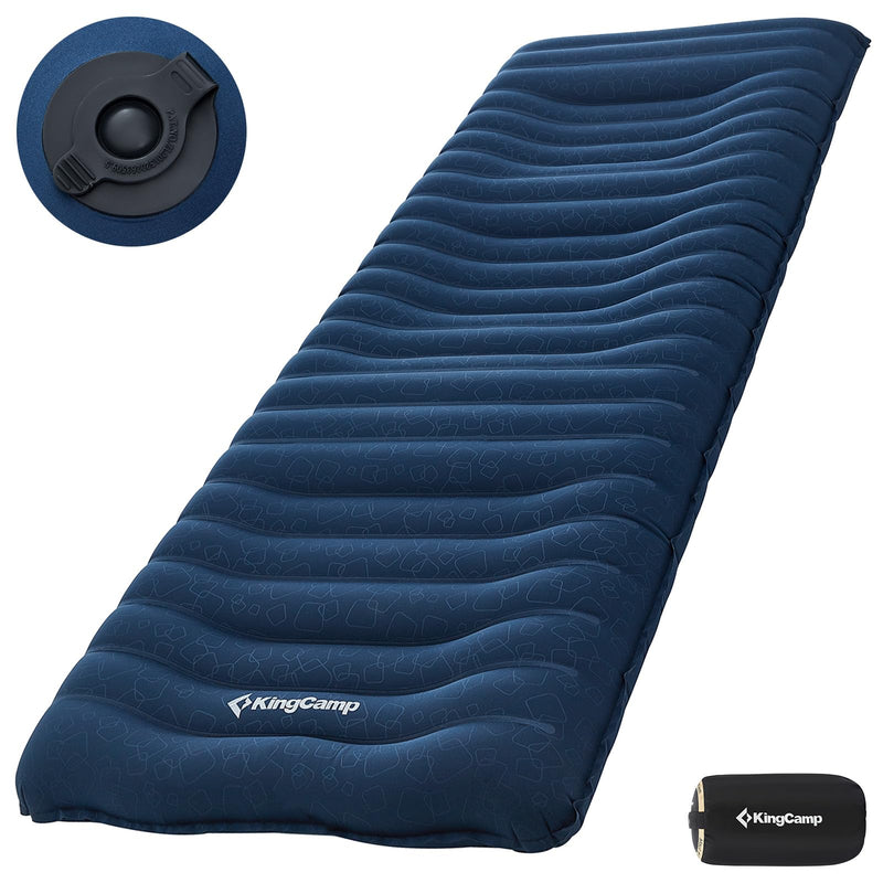 Load image into Gallery viewer, KingCamp Ergonomic High-Low Inflatable Sleeping Pad
