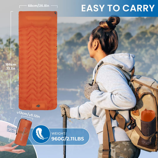 KingCamp DELUXE 10 Single Air Pad Inflatable Mattress