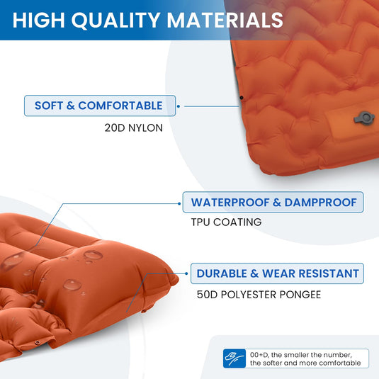 KingCamp DELUXE 10 Single Air Pad Inflatable Mattress