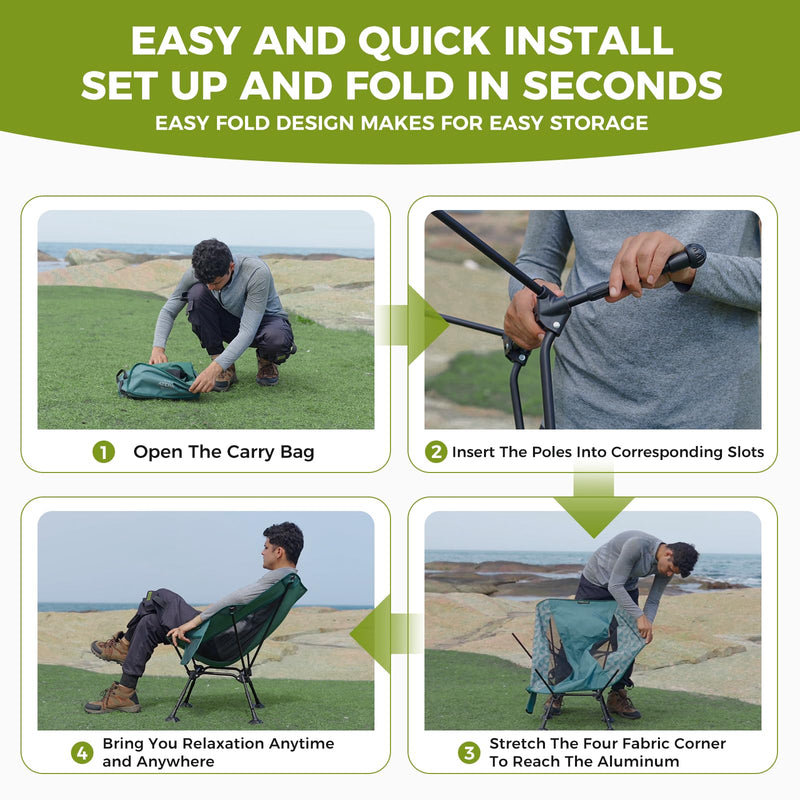 Load image into Gallery viewer, ATEPA UFO P30 Ultralight Camping Chair
