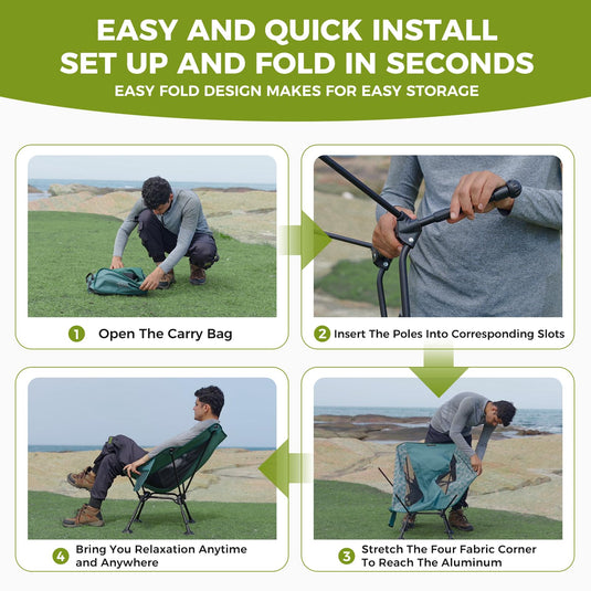 ATEPA UFO P30 Ultralight Camping Chair